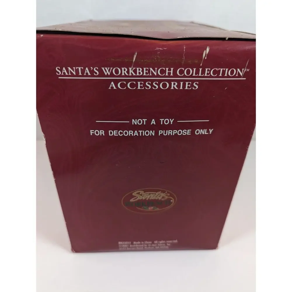 Stone Bridge With House 2001 Santa's Workbench Collection MIB